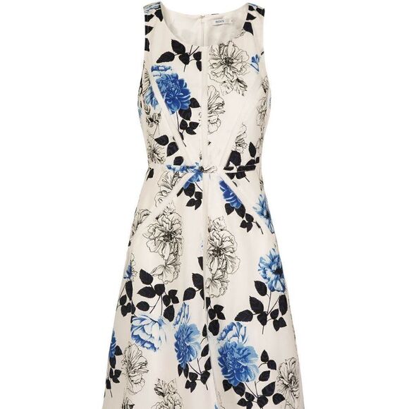 Ricki's Scoop Neck Organza Insert Fit and Flare Dress Size 0 - Picture 8 of 8